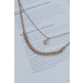 On Discount ● Macey Gold Layered Chain Necklace ● Dress Up - 1