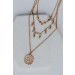 On Discount ● Meghan Gold Layered Coin Necklace ● Dress Up - 1
