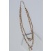 On Discount ● Taylor Gold Lock Layered Necklace ● Dress Up - 1