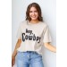 On Discount ● Hey Cowboy Graphic Tee ● Dress Up - 4