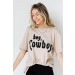 On Discount ● Hey Cowboy Graphic Tee ● Dress Up - 6