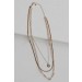 On Discount ● Becca Gold Layered Necklace ● Dress Up - 3