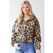 On Discount ● Snuggle Up Leopard Quarter Zip Pullover ● Dress Up - 0