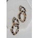On Discount ● Maggie Leopard Statement Earrings ● Dress Up - 1