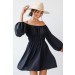 On Discount ● Chance For Us Off-The-Shoulder Dress ● Dress Up - 0