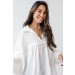 On Discount ● Don't Mind Me Linen Babydoll Blouse ● Dress Up - 13