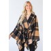 On Discount ● Holding On To You Plaid Poncho ● Dress Up - 0