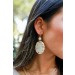 On Discount ● Marisa Rattan Drop Earrings ● Dress Up - 2