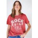 Rock & Roll Oversized Graphic Tee ● Dress Up Sales - 4