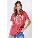 Rock & Roll Oversized Graphic Tee ● Dress Up Sales - 0