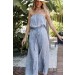 On Discount ● Sweet Side Spotted Strapless Jumpsuit ● Dress Up - 0