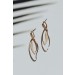 On Discount ● Ivy Gold Statement Drop Earrings ● Dress Up - 1