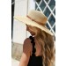 Weekends in the Sun Frayed Straw Boater Hat ● Dress Up Sales - 3