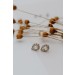 On Discount ● Isabelle Gold Rhinestone Stud Earrings ● Dress Up - 3