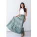 Swept Away Tiered Maxi Skirt ● Dress Up Sales - 7