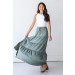 Swept Away Tiered Maxi Skirt ● Dress Up Sales - 9